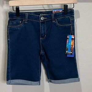 Tractor Jean Short Girls Bermuda Rollup Comfy Tilly’s Stretchy Adjustable Waist